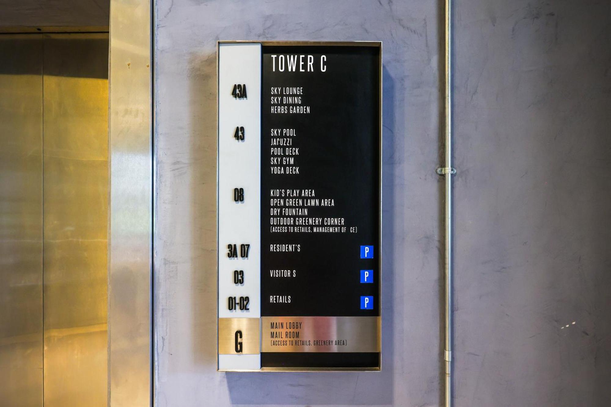 Apartamento Millerz Square By Mykey Kuala Lumpur Exterior foto Elevator directory