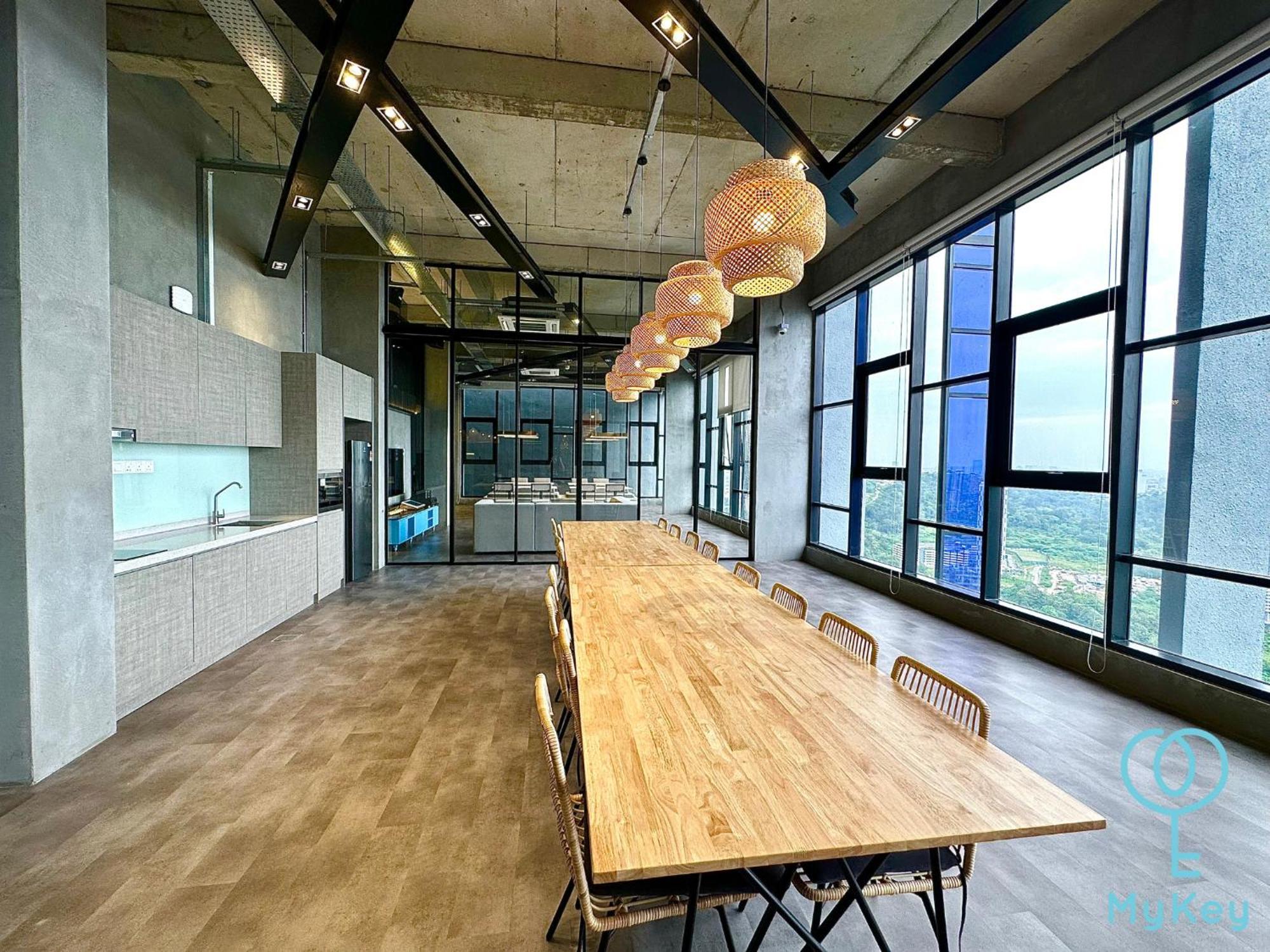 Apartamento Millerz Square By Mykey Kuala Lumpur Exterior foto The kitchen at the 30th floor