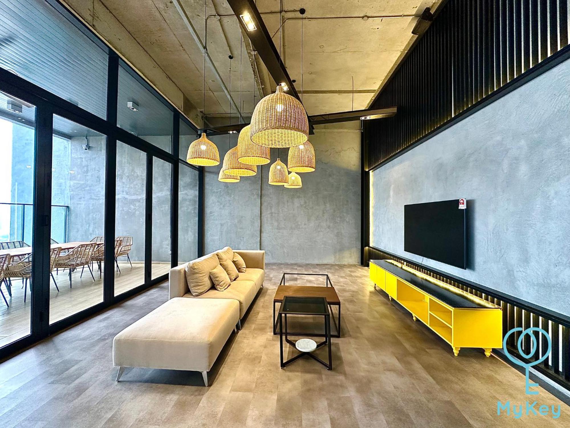 Apartamento Millerz Square By Mykey Kuala Lumpur Exterior foto The common room at the 10th floor
